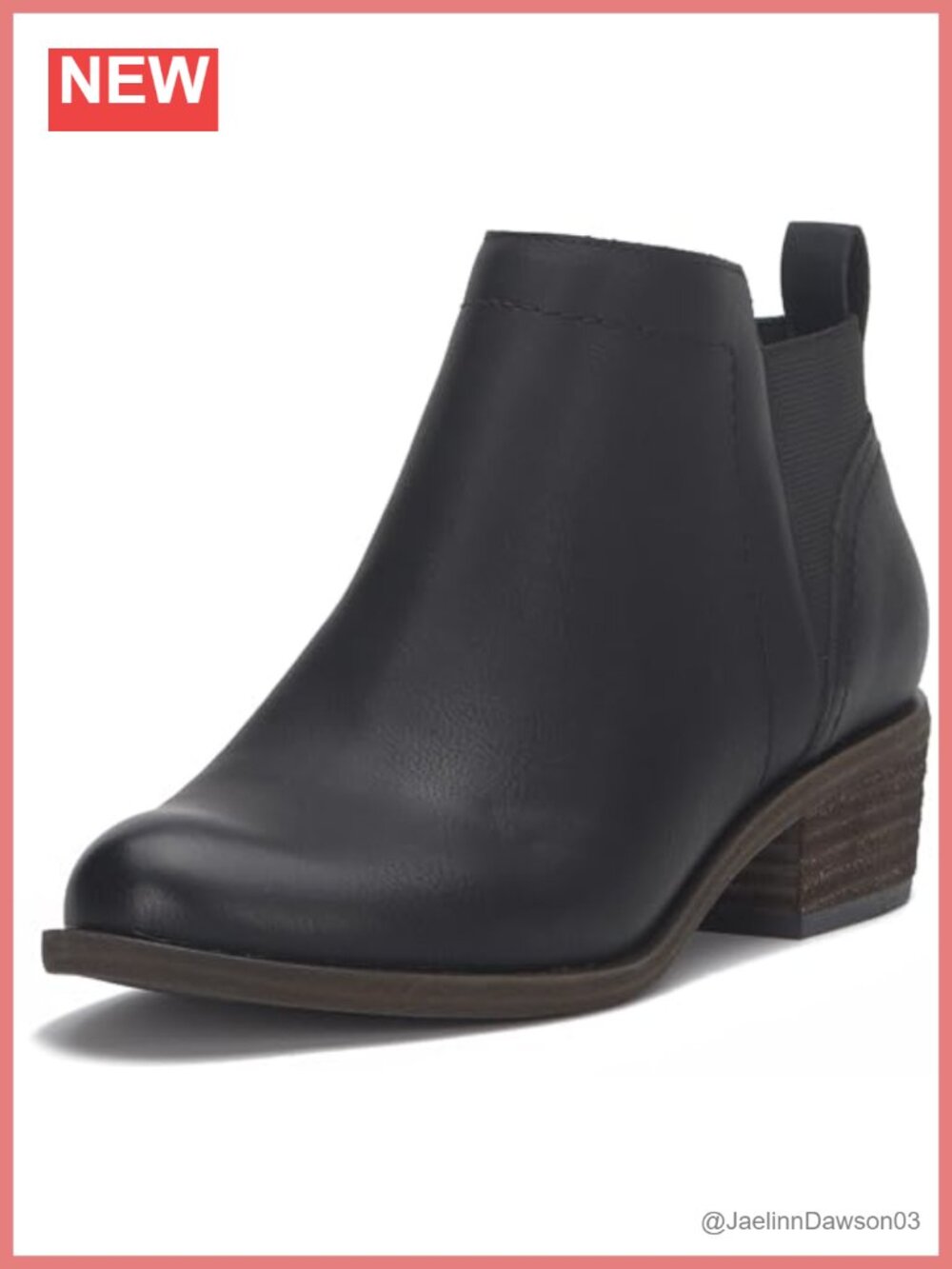 Lucky Brand Badene Women's Pull-On Ankle Bootie Faux Leather
